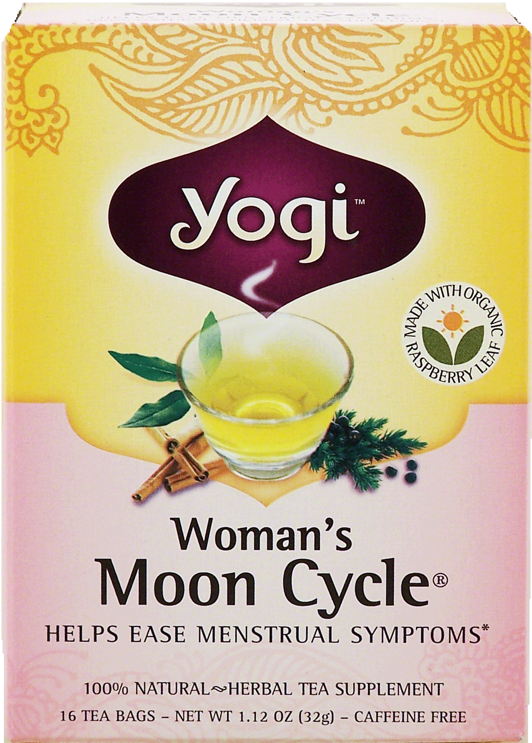 Yogi Woman's Moon Cycle herbal tea supplement helps ease menstrual symptoms Full-Size Picture